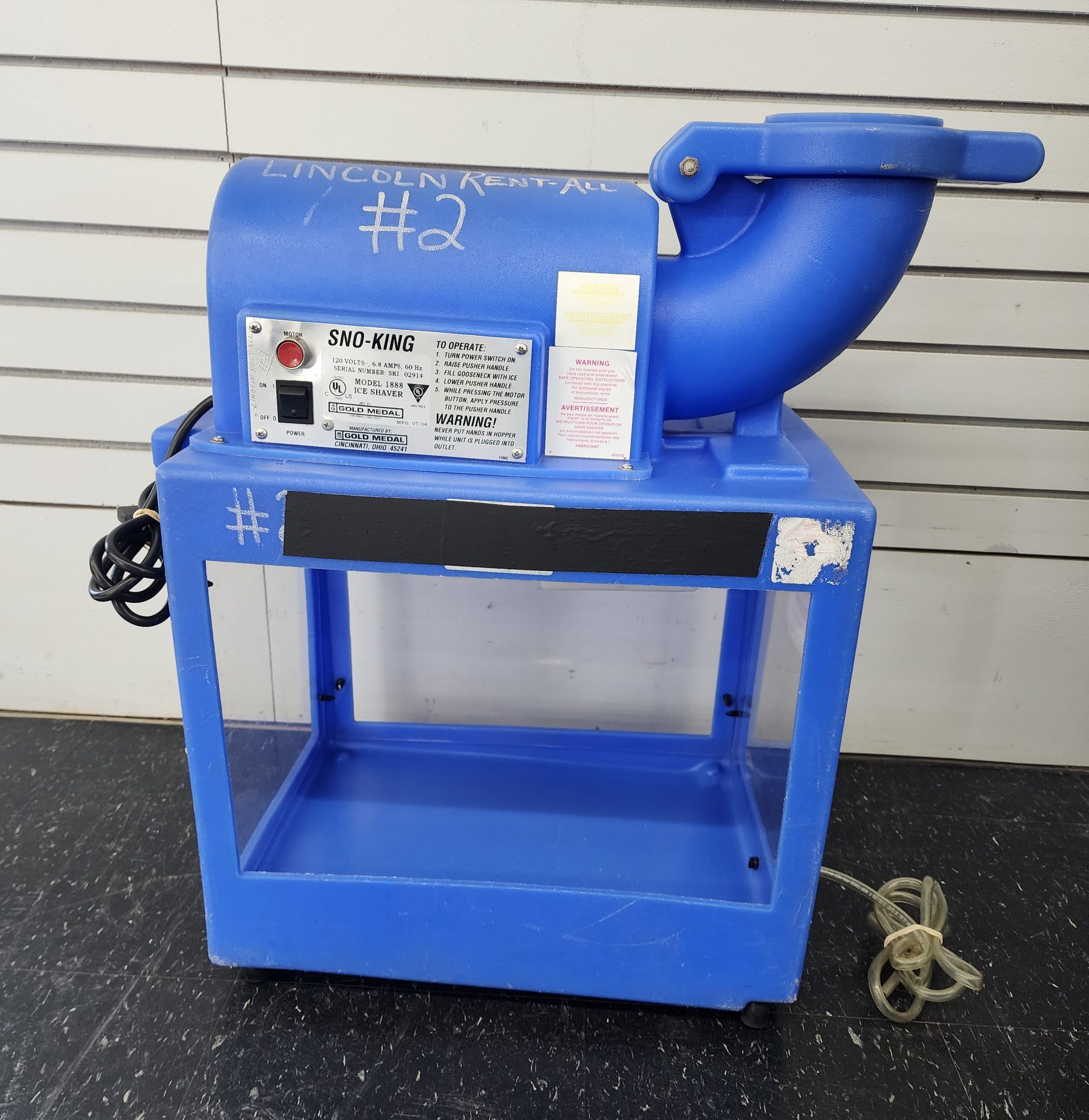 Snow Cone Machine